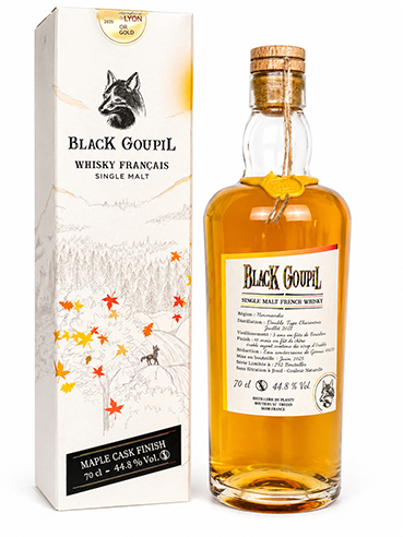 FRENCH WHISKY BLACK GOUPIL SINGLE MALT